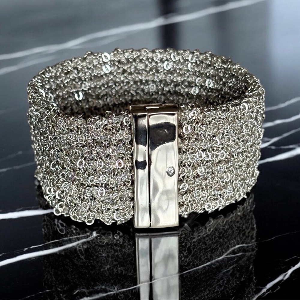 NWT Chico’s Mesh Magnetic Bracelet